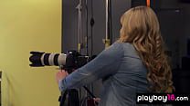 Naughty Novice Couple Creating Their First Porn Scene